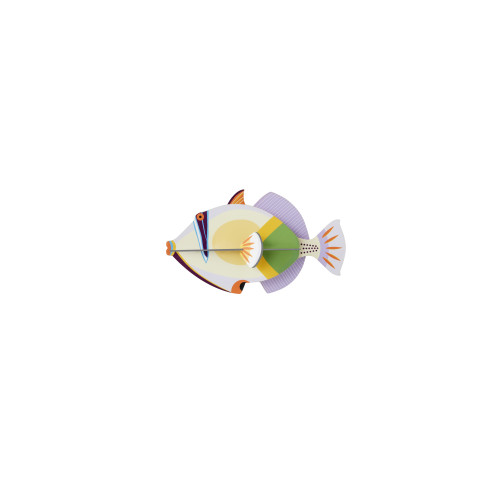 Studio Roof Sea Creature (S) - Lagoon Triggerfish