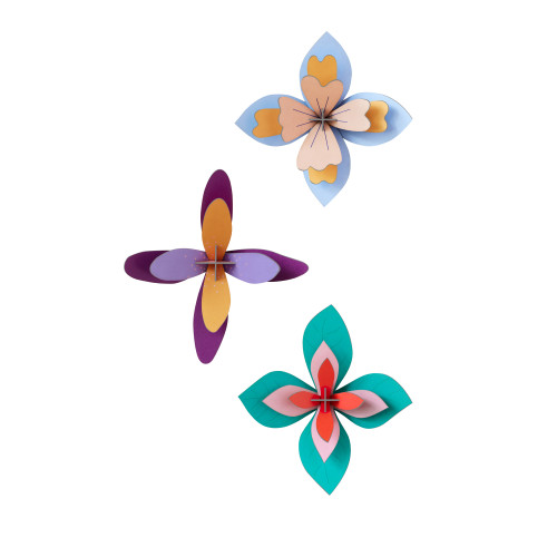 Studio Roof Wall Art Flowers - Lavender Cocktail