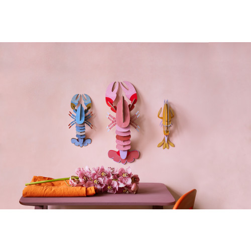 X) Studio Roof Sea Creature (L) - Amber Langoustine