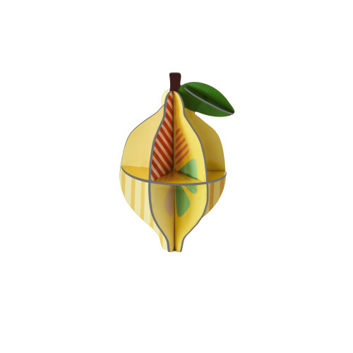 X) Studio Roof Pop Out 3D Card Lemon
