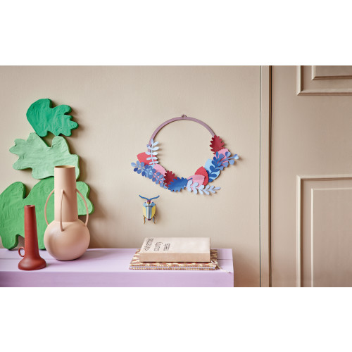 X) Studio Roof Wreath - Botanical w/Beetle
