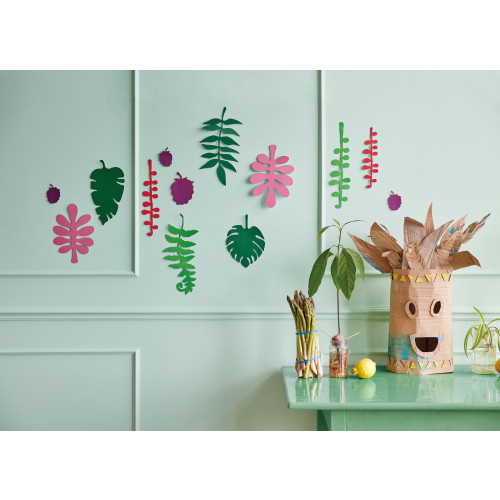 X) Studio Roof Wall Decor Set - Tropical Leaves
