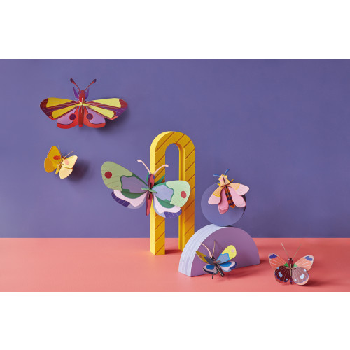 X) Studio Roof Insect (L) - Purple Eyed Butterfly