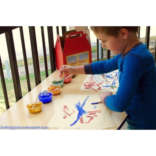 Natural Earth Paint Bamboo Brush Set