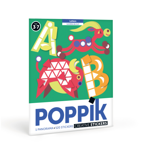 Poppik Sticker Panorama - Letters ABC