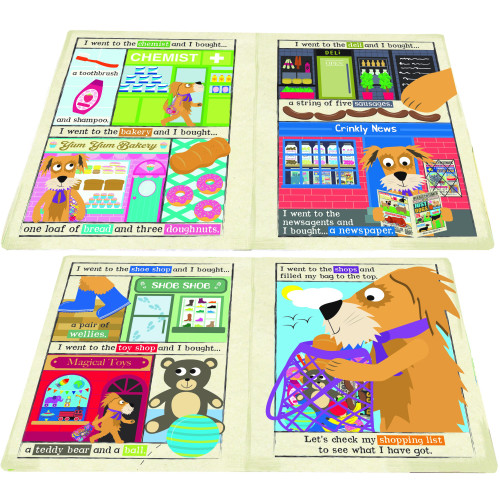 Jo & Nic's Crinkly Cloth Books - I Went To The Shops