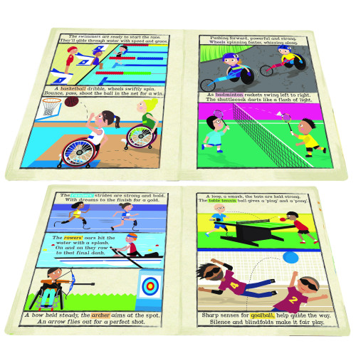 Jo & Nic's Crinkly Cloth Books - Paralympics