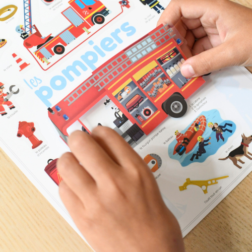 Poppik Mini Discovery Poster - Fireman