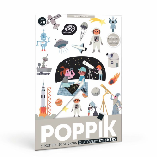 Poppik Mini Discovery Poster - Space
