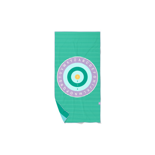 Quut Microfibre Play Towel (M) - Bullseye / Name It
