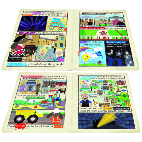 Jo & Nic's Crinkly Cloth Books - A-Z of Frome