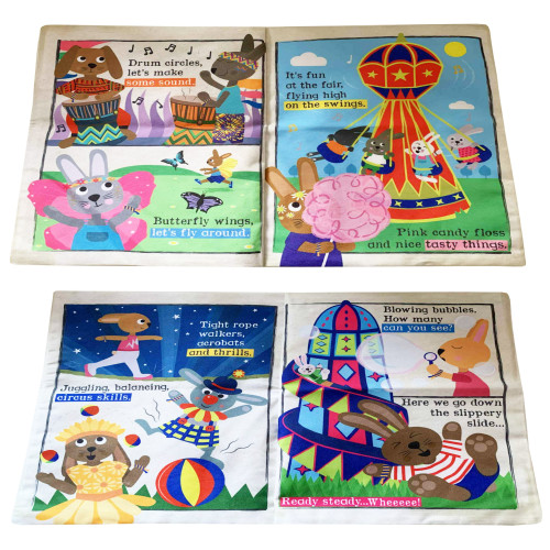 Jo & Nic's Crinkly Cloth Books - Festival