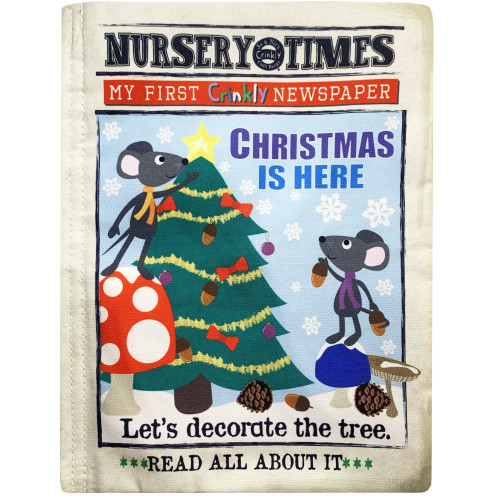 Jo & Nic's Crinkly Cloth Books - Christmas Mice