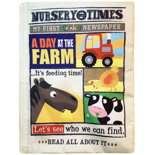 Jo & Nic's Crinkly Cloth Books - Farm Animals