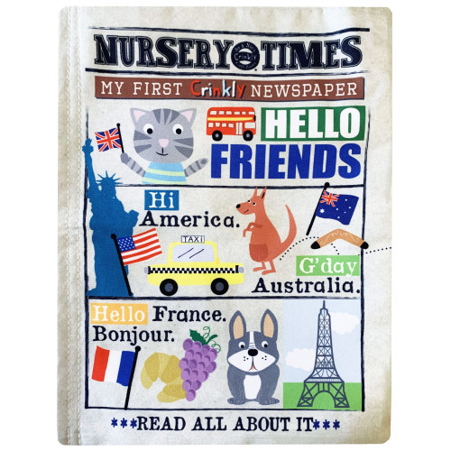 Jo & Nic's Crinkly Cloth Books - Hello Friends