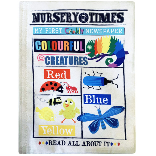 Jo & Nic's Crinkly Cloth Books - Colourful Creatures
