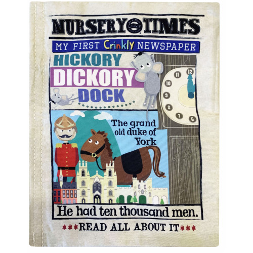Jo & Nic's Crinkly Cloth Books - Nursery Rhymes 2 (Hickory/Duke/Round&Round)