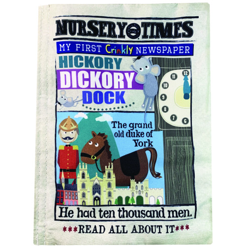 Jo & Nic's Crinkly Cloth Books - Nursery Rhymes 2 (Hickory/Duke/Round&Round)