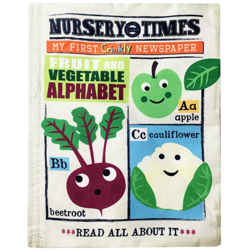 Jo & Nic's Crinkly Cloth Books - Fruit & Veg
