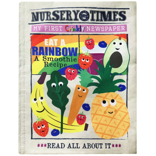 Jo & Nic's Crinkly Cloth Books - Rainbow Smoothie