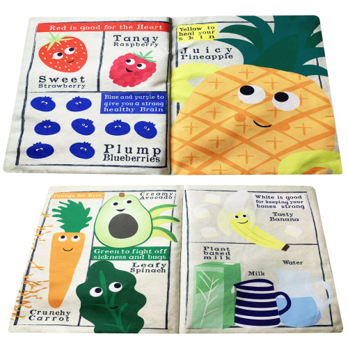 Jo & Nic's Crinkly Cloth Books - Rainbow Smoothie