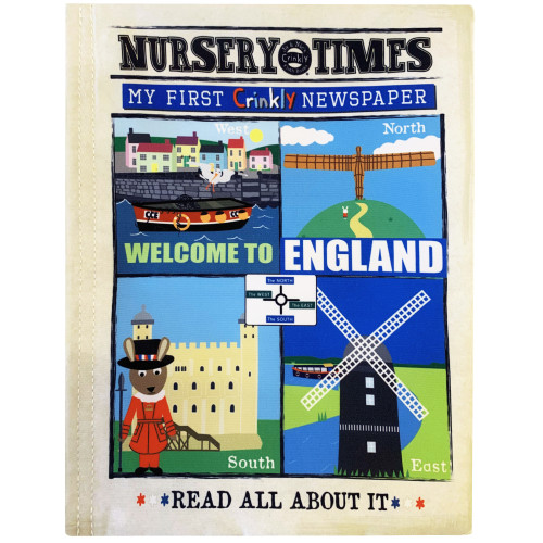 Jo & Nic's Crinkly Cloth Books - England