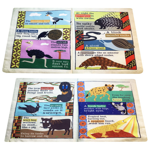 Jo & Nic's Crinkly Cloth Books - African Animals