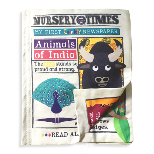 Jo & Nic's Crinkly Cloth Books - Indian Animals