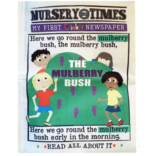Jo & Nic's Crinkly Cloth Books - Mulberry Bush