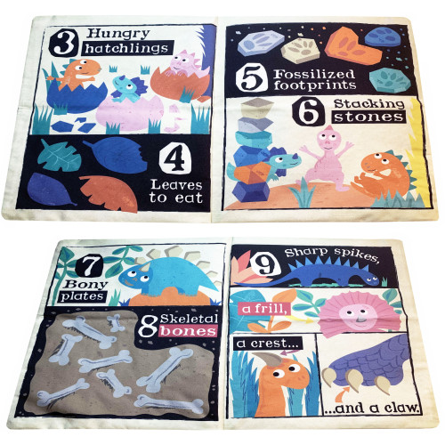 Jo & Nic's Crinkly Cloth Books - Dinosaur Count