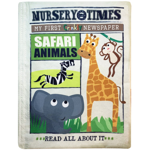 Jo & Nic's Crinkly Cloth Books - Safari Animals