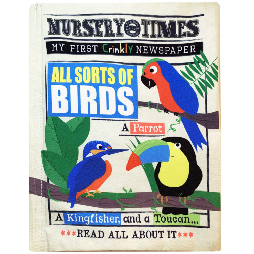 Jo & Nic's Crinkly Cloth Books - All Sorts Of Birds