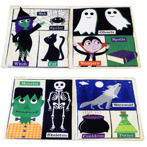 Jo & Nic's Crinkly Cloth Books - Halloween