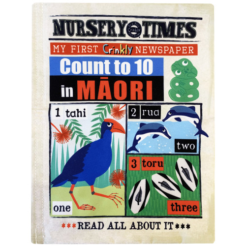 Jo & Nic's Crinkly Cloth Books - Count To 10 In Maori