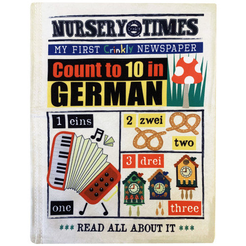 Jo & Nic's Crinkly Cloth Books - Count To 10 In German