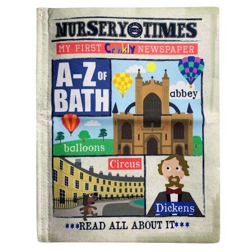 Jo & Nic's Crinkly Cloth Books - A-Z of Bath