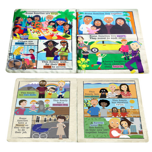 Jo & Nic's Crinkly Cloth Books - What Makes A Family