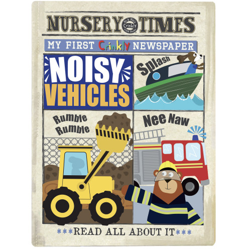 Jo & Nic's Crinkly Cloth Books - Noisy Vehicles