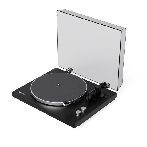 Kanto OBI3 (Gen.2) Turntable with Bluetooth 5.3, Preamp, and Pitch Control - Matte Black