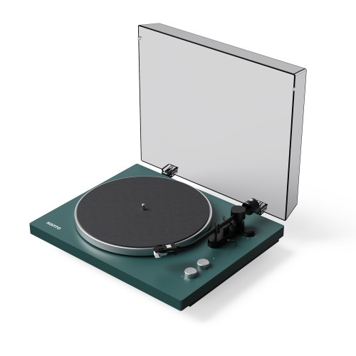 Kanto OBI3 (Gen.2) Turntable with Bluetooth 5.3, Preamp, and Pitch Control - Matte Forest Green