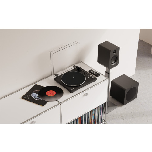 Kanto OBI3 Turntable with Bluetooth 5.3, Preamp, and Pitch Control - Matte Black