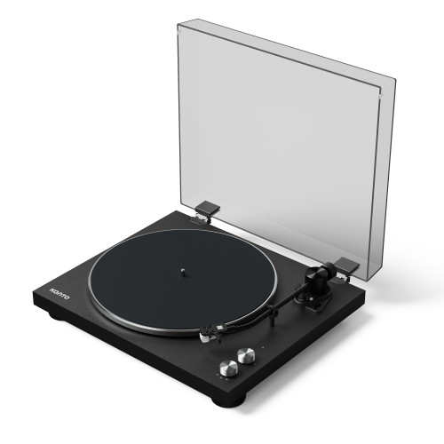 Kanto OBI3 Turntable with Bluetooth 5.3, Preamp, and Pitch Control - Matte Black
