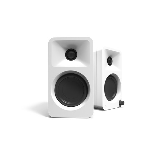 Kanto ORA 100w Powered Reference Desktop Speakers with Bluetooth (White)