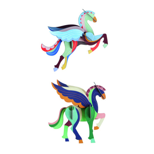 X) Studio Roof Christmas Ornament Set - Flying Pegasus