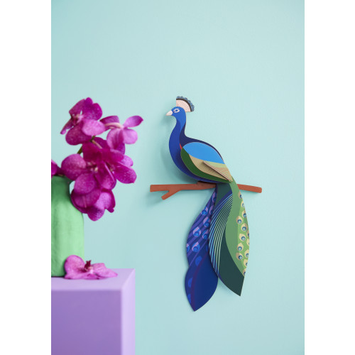 SS26: Studio Roof Paradise Bird - Peacock
