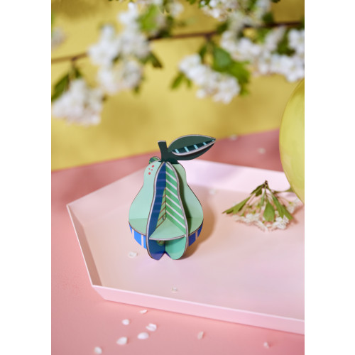 X) Studio Roof Pop Out 3D Card Pear