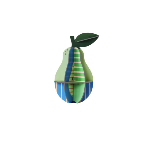 X) Studio Roof Pop Out 3D Card Pear