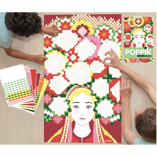 Poppik Creative Sticker Poster - Flower Crown