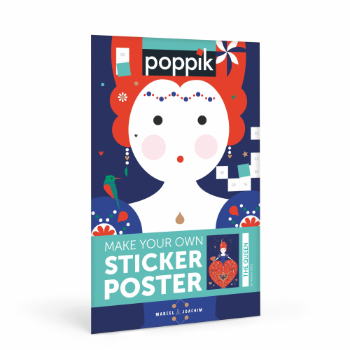 Poppik Creative Sticker Poster - Queen