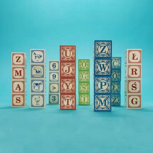 Uncle Goose Wooden Blocks - Polish ABC